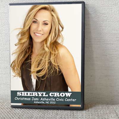 Sheryl crow christmas jam asheville civic center, asheville,  nc 12.15.2012 dvd