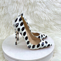 12CM high heels pointed toe stilettos fashion women's shoes - Thumbnail 2
