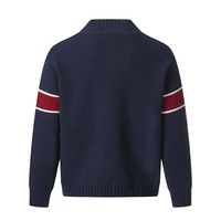 Personalized jacquard cardigan knitted jacket loose casual versatile sweater - Thumbnail 1