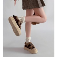 Velcro Plush Big Toe Shoes - Thumbnail 3