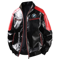 B M W LEATHER BIKER JACKET  - Thumbnail 3