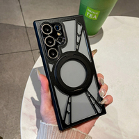 Metal Case With Frame For Samsung S25 24 23 SG605 - Thumbnail 1