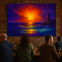 Cliffside Reverie Seascape Art Print - Thumbnail 2