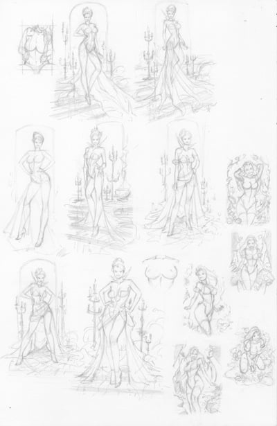 Original Preliminary Layouts - 04 (Original Art)