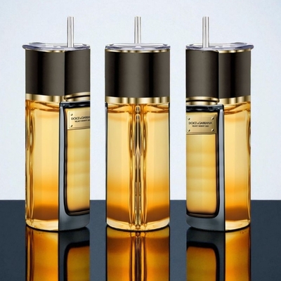 D&g velvet desert oud designer-inspired skinny tumbler | luxurious gold perfume mug | fashionable gift | free ship