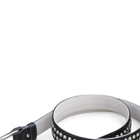 Two row studded design for men with silver cone studs - Thumbnail 2