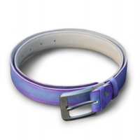 Purple Patina Leather Belt For Men  - Thumbnail 1