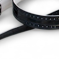 Black Leather Belt For Men  - Thumbnail 2