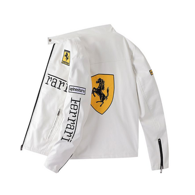 Ferrari leather biker jacket v.3 - Thumbnail 2