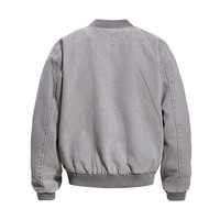 Character puzzle print washed distressed jacket loose casual versatile baseball jacket - Thumbnail 2