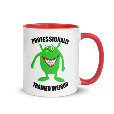 Professionally trained weirdo mug