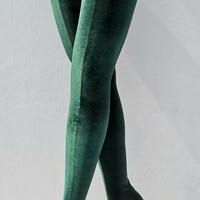 Sexy High Heels Women Boots Long Hot Pink Pants Shoes Custom Color Legging Stretch Boots Thigh High Boots - Thumbnail 1