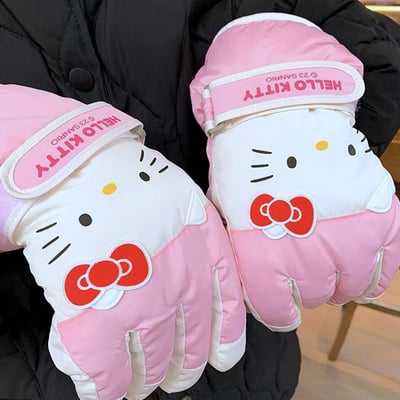 Kitty snow gloves