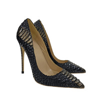 Snakeskin pattern lady high heels 12CM - Thumbnail 4