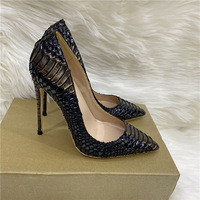 Snakeskin pattern lady high heels 12CM - Thumbnail 2