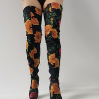 Stylish Women Over-the-Knee Boots Multi Colors Boots Thigh High Shoes Woman  - Thumbnail 3