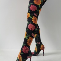 Stylish Women Over-the-Knee Boots Multi Colors Boots Thigh High Shoes Woman  - Thumbnail 4