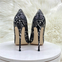 Snakeskin pattern lady high heels 12CM - Thumbnail 1