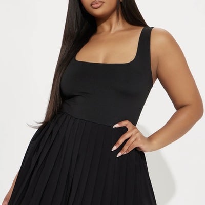 Pleated tennis dress