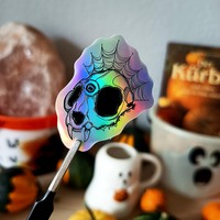 Holographic Skulls Sticker Set (2 pieces) - Thumbnail 4