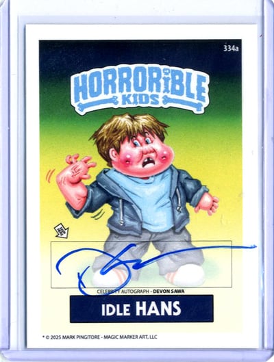 Horrorible Kids DEVON SAWA - CELEBRITY AUTO Card