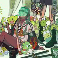 Rainbow Gamer Set - print and sticker set! - Thumbnail 2