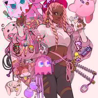Rainbow Gamer Set - print and sticker set! - Thumbnail 3