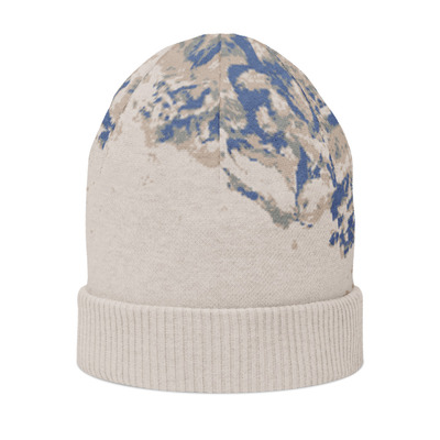 Knitted beanie - snow