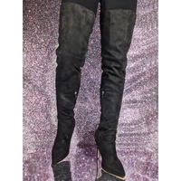 Women High Boots Party Blingbling Crystal Super High Heel Over The Knee fashion - Thumbnail 2