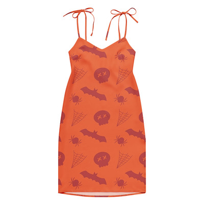 DKOV - SPOOKY Tie-strap midi dress