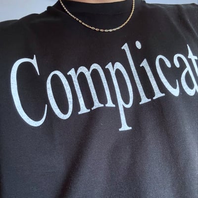 Free shipping-complicated tee