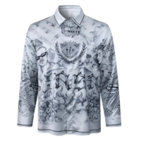 High-end lapel shirt long-sleeved Gothic style shirt - Thumbnail 1