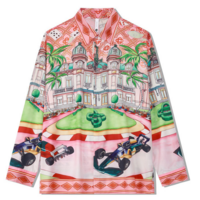 High street modern floral shirt long sleeve shirt cardigan - Thumbnail 1