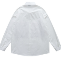 Cartoon giraffe shirt long sleeve contrast color shirt - Thumbnail 2