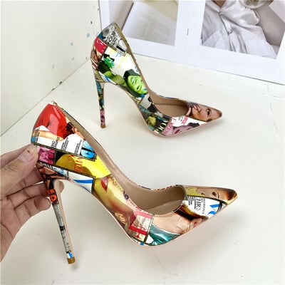 New graffiti high heels