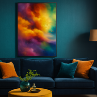 Vivid Colorful Abstract Cloudscape - Thumbnail 4