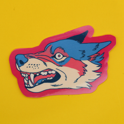 Woof 2.36" Holo Sticker