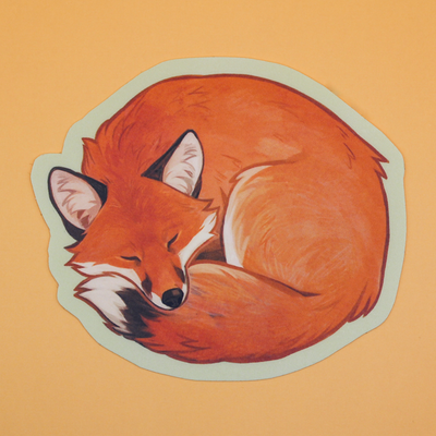 Vulpine roll 2.6" matte sticker