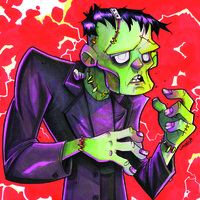 Frankenstein Daily Sketch Original Art - Thumbnail 1