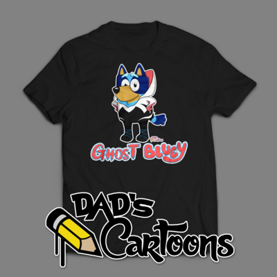 Ghost bluey t-shirt