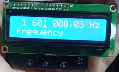 DDS GENERATOR 0 - 25 MHZ 0.01 HZ STEP