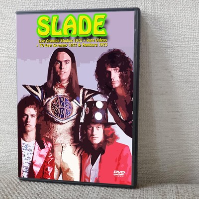 Slade live granada studios 1972 + rare videos + tv east germany 1977 & hamburg 1973 dvd