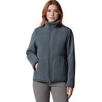 L-5XL Fleece Jacket Polar Fleece Top Reversible Thickened Coral Fleece Sweatshirt Cardigan - Thumbnail 3