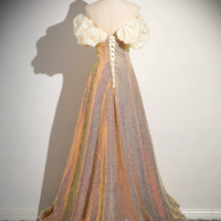 Sparkly Sequins Long Prom Dress, A-Line Off the Shoulder Long Graduation Dress - Thumbnail 2