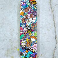 Art Skateboard by Swaggerassic "The Garden on Entropy” - Thumbnail 1