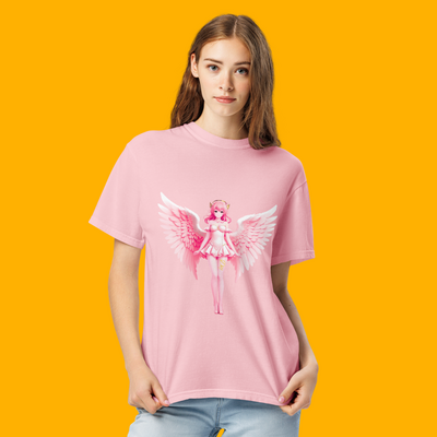 Rose gold angel t-shirt