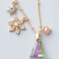 Northern Star Holiday Charm Necklace - Thumbnail 2