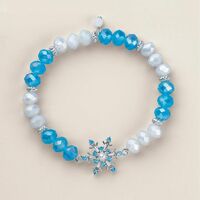 Shimmering Snowfall Stretch Bracelet - Thumbnail 1
