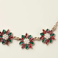 Classic Poinsettia Necklace - Thumbnail 2