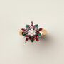 Classic Poinsettia Stretch Ring-1